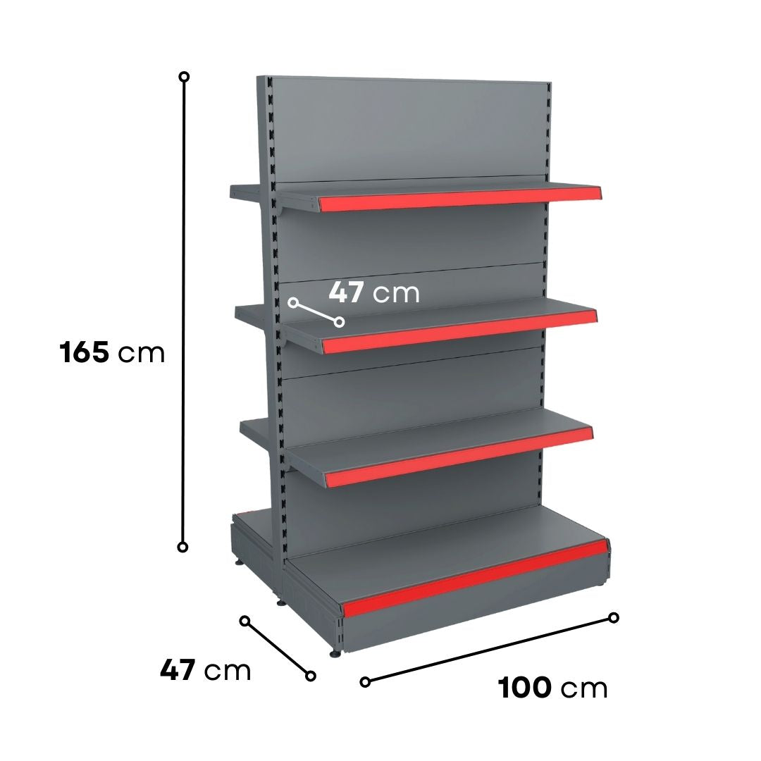 Gondola-Unit-B470-1650-470-3×470-1000-grey
