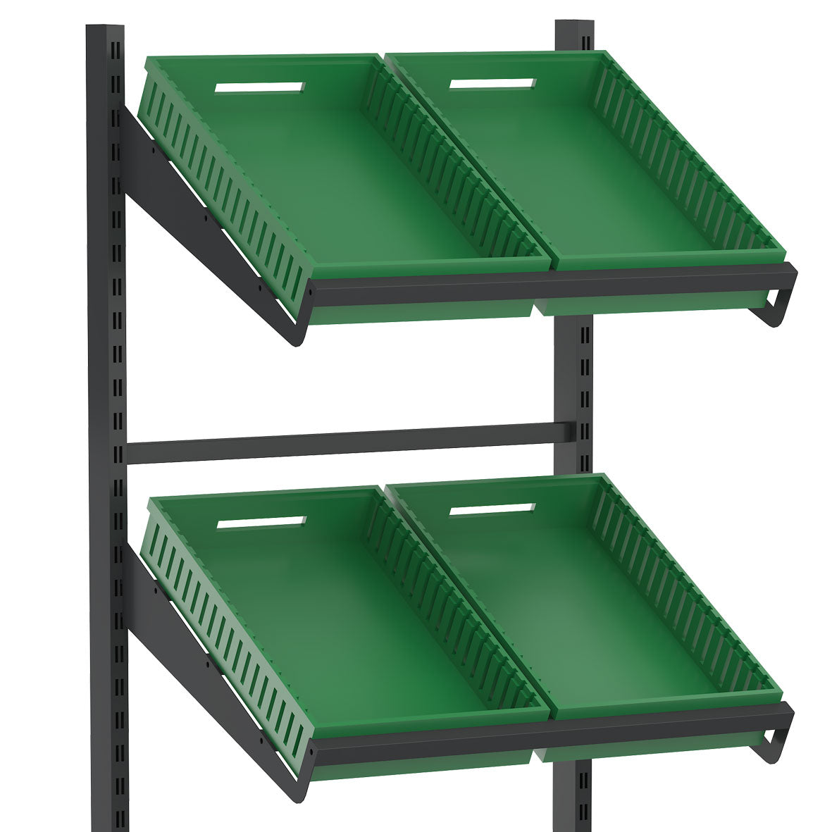 Green Collapsible Vegetable Basket detail