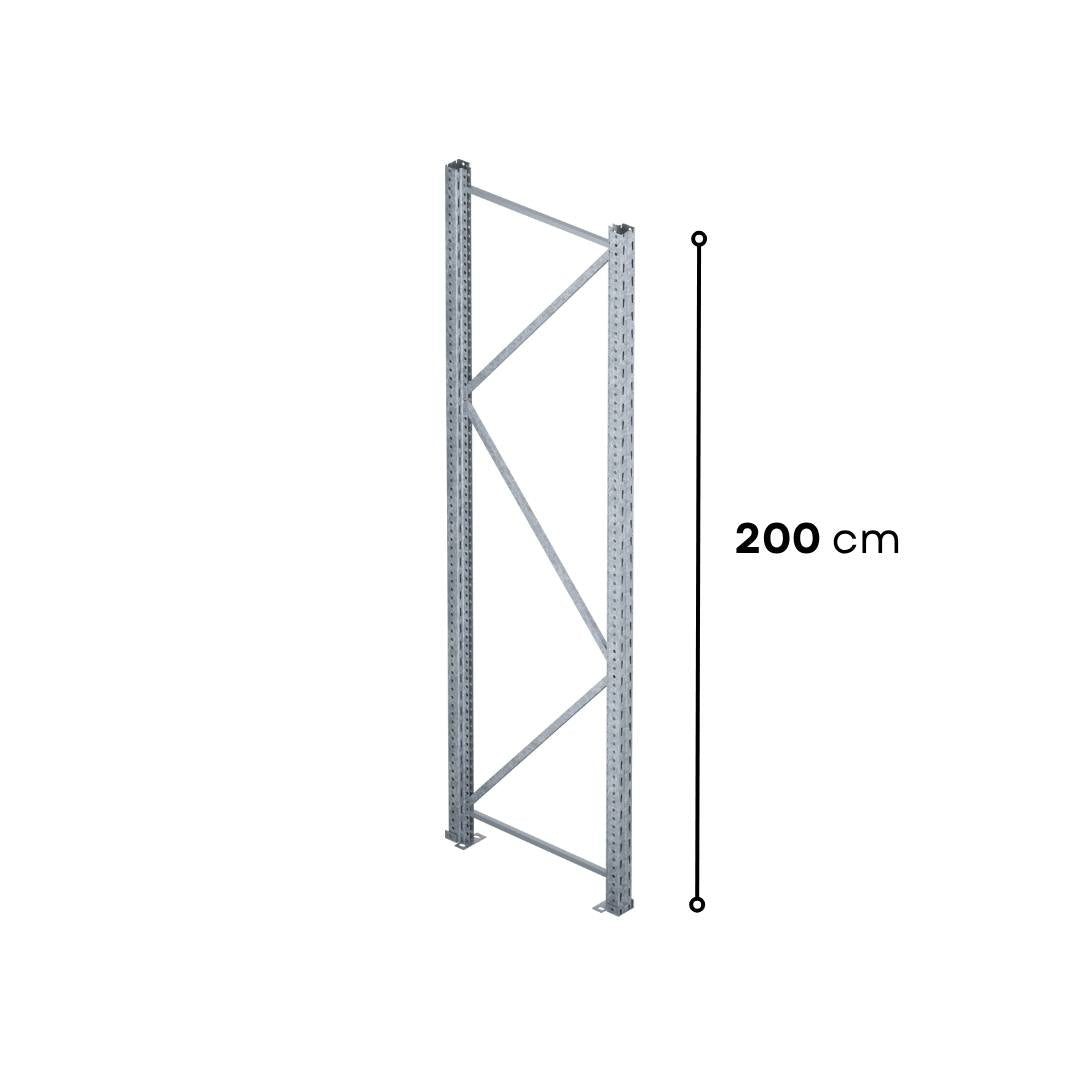 Racking Storage Unit Leg 200 dimensions