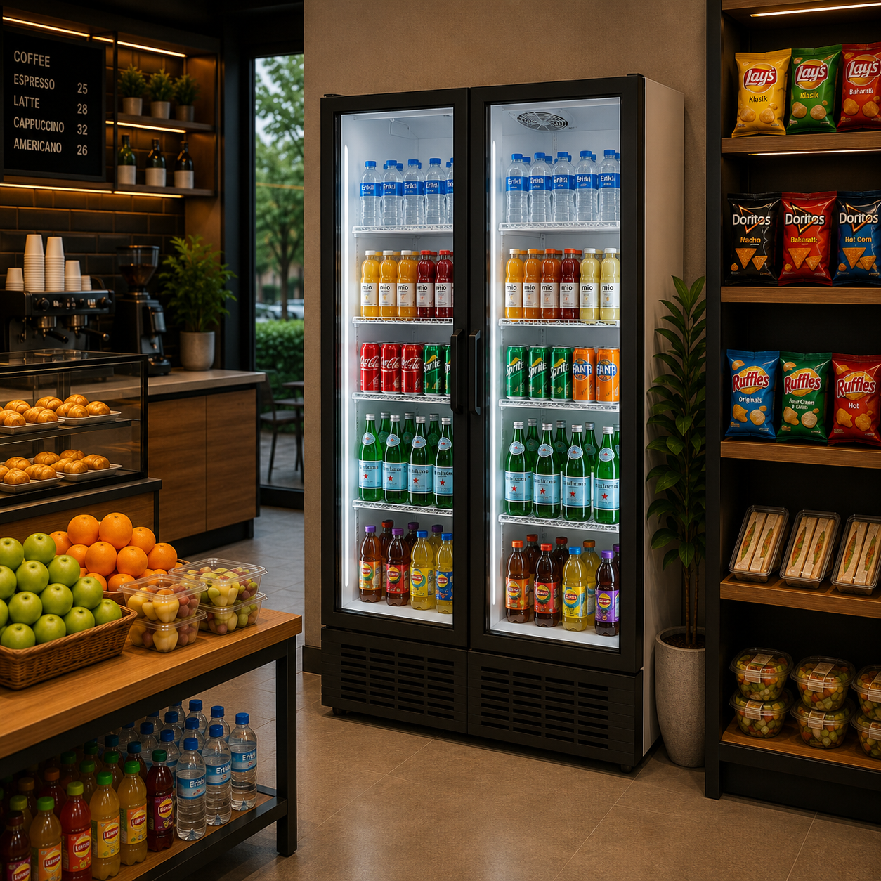 Frigola SDS 1010 DC2 YF 842L Double Door Commercial Display Cooler — view 2