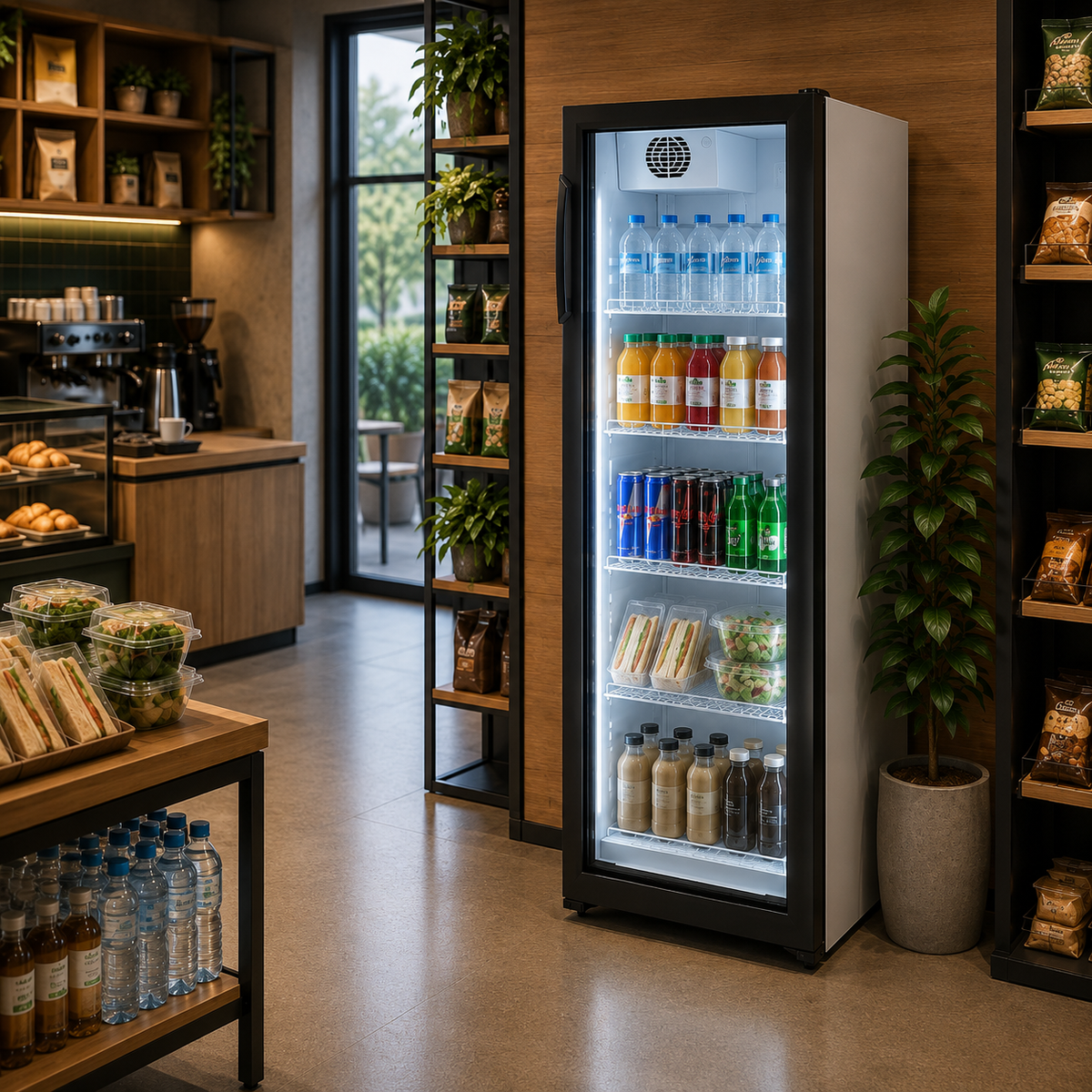 Frigola SDS 180 DC1 YF 177L Single Door Commercial Display Cooler — view 2