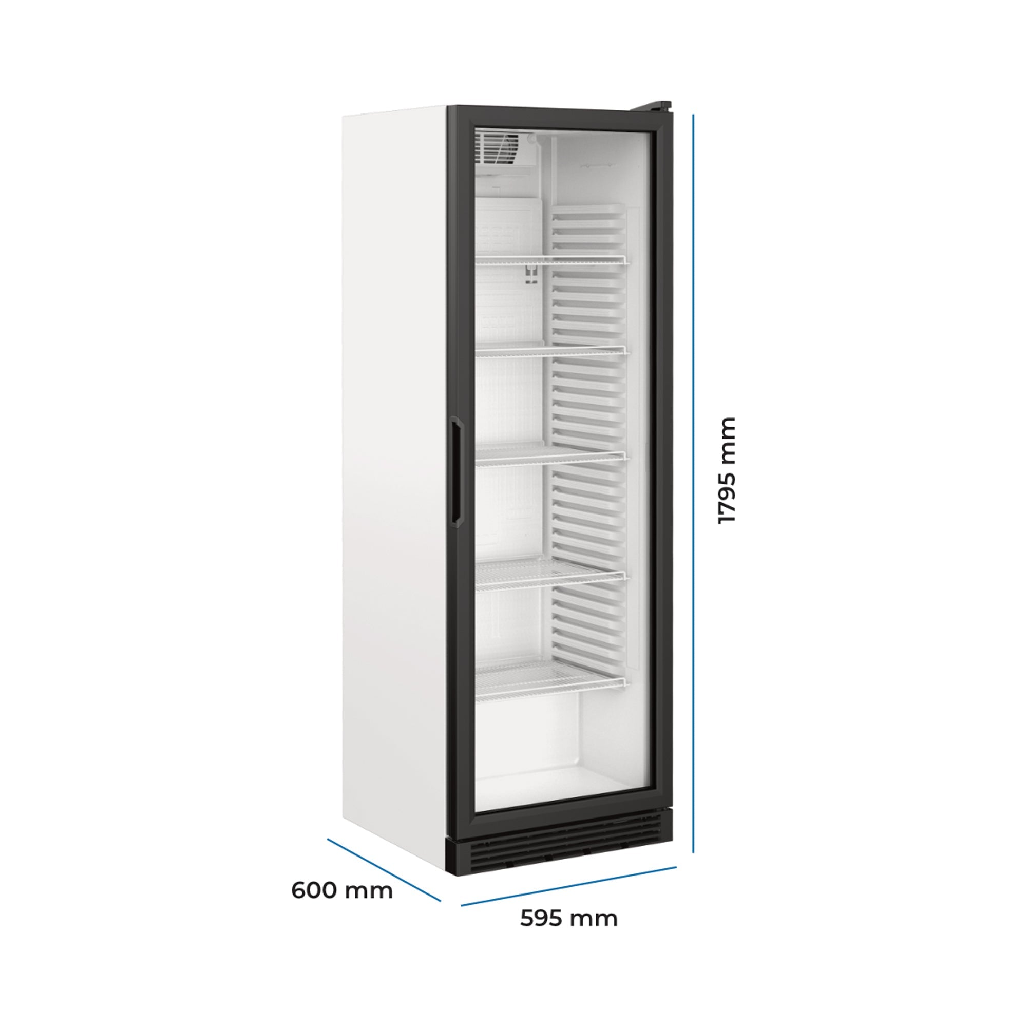 Frigola SDS 385 DC1 YF 352L Single Door Commercial Display Cooler — view 3