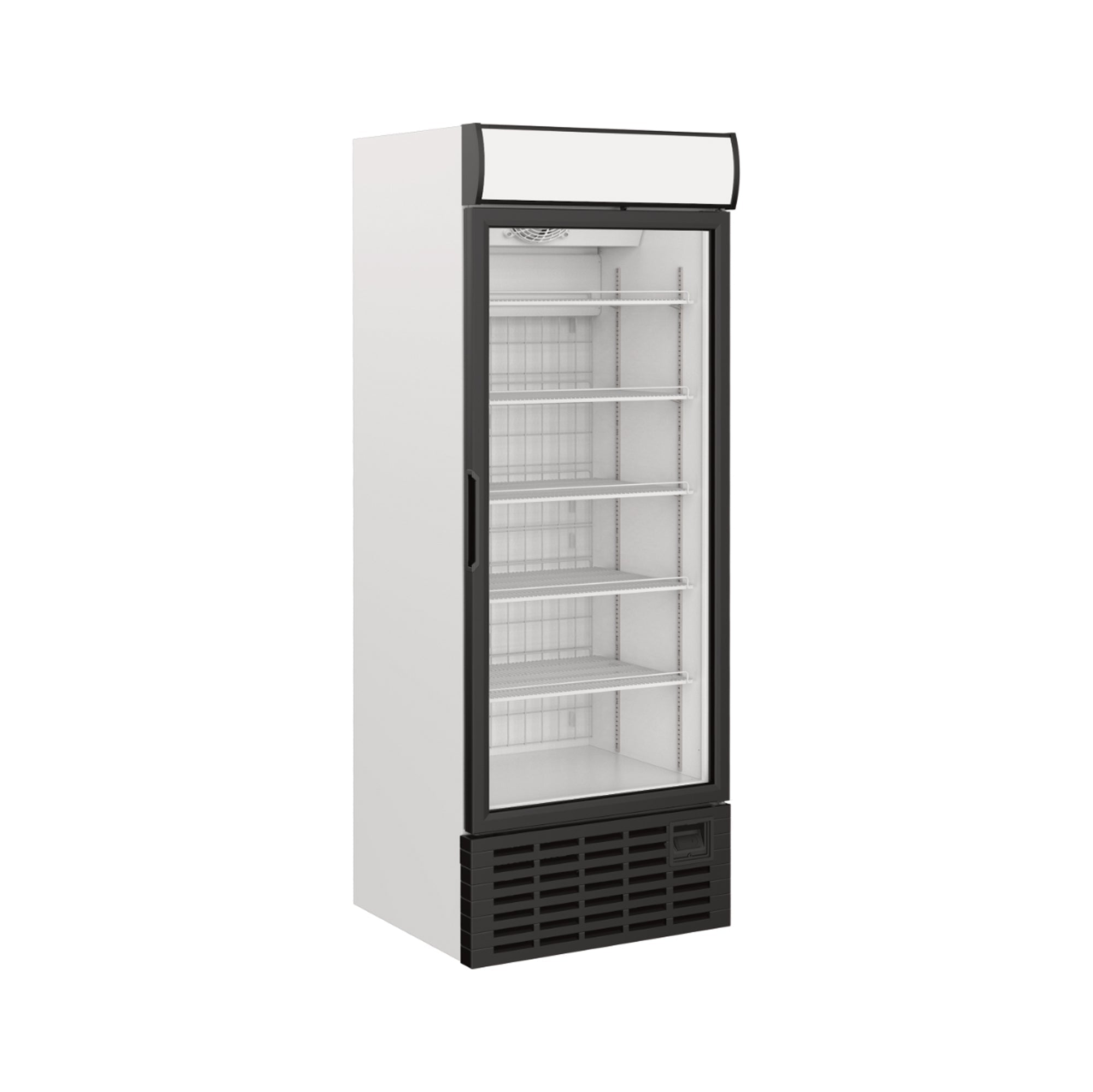 Frigola SDS 710 DC1 CF UZ 707L Single Door Commercial Display Cooler with Illuminated Canopy — view 1