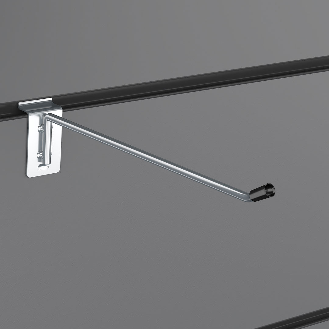 Slatwall Hooks Accessory Single Prong Shop Display 8" 20 cm — Dynamic Shelf