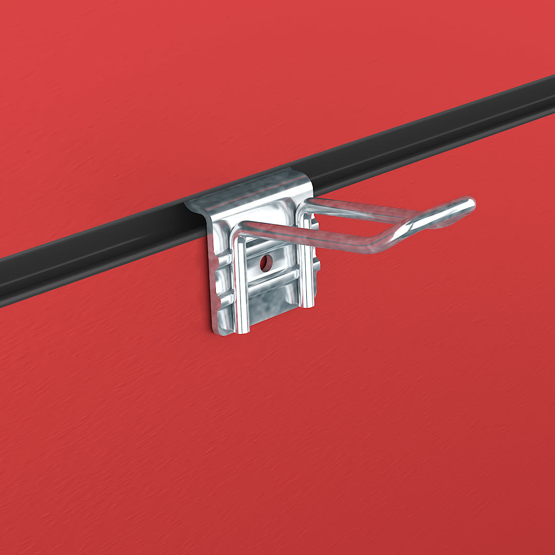 Slatwall Euro Hook Retail Shop Display Fitting Loop Prong 2" 5 cm — Dynamic Shelf