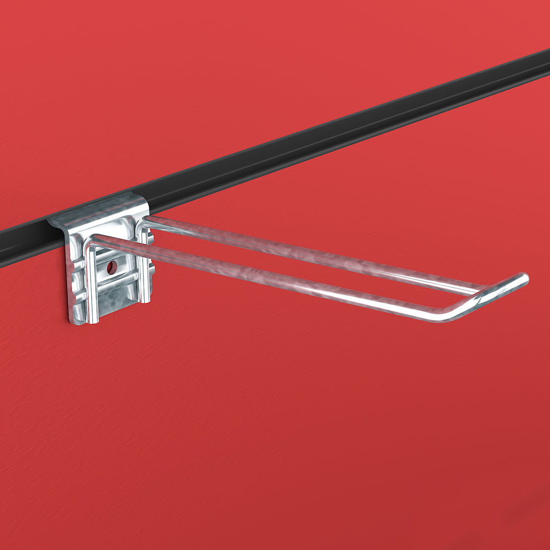 Slatwall Euro Hook Retail Shop Display Fitting Loop Prong 6" 15 cm — Dynamic Shelf