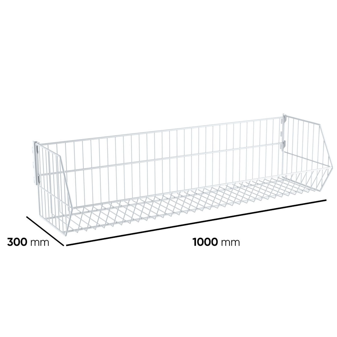Wire Basket for Shop Shelving (800 mm) — view 2
