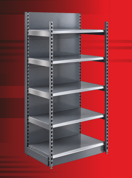 1.8m Heavy Duty Shop Shelving Unit – 370mm Base & 370mm Upper Shelves
