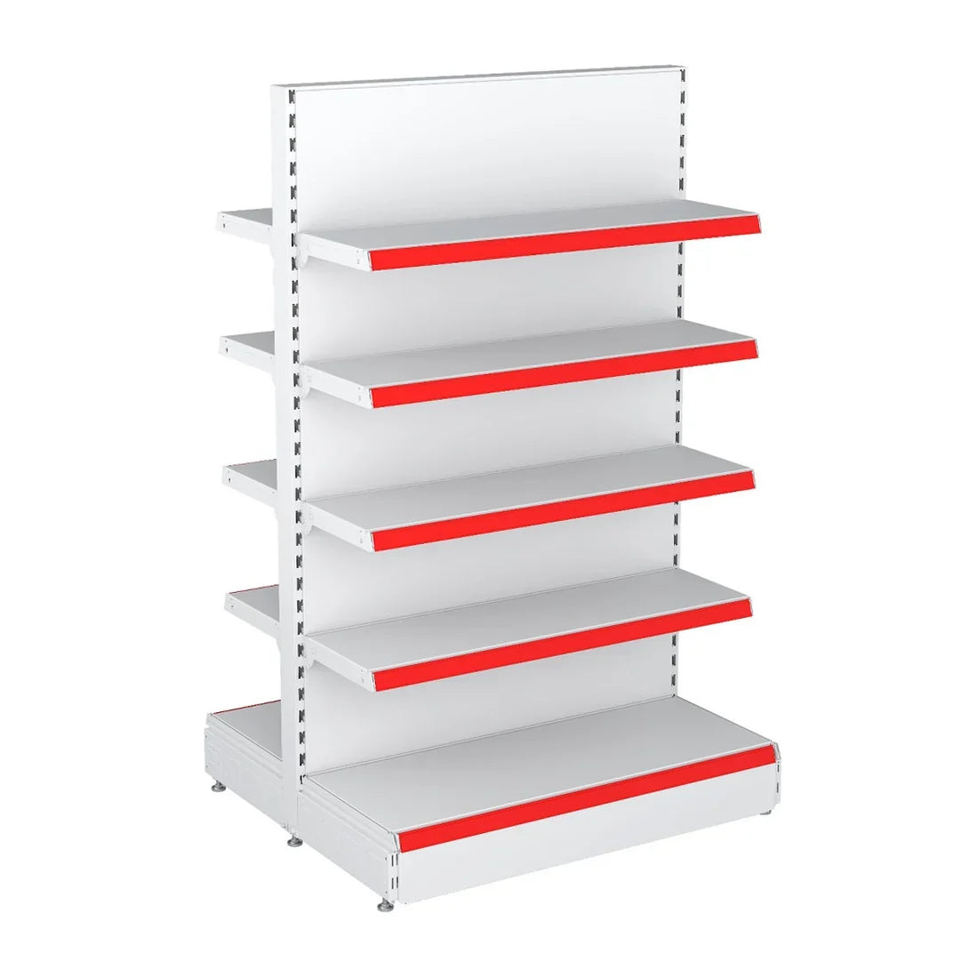1.8m Double-Sided Gondola Shelving – 300mm Base & 300mm Upper Shelves - view 2
