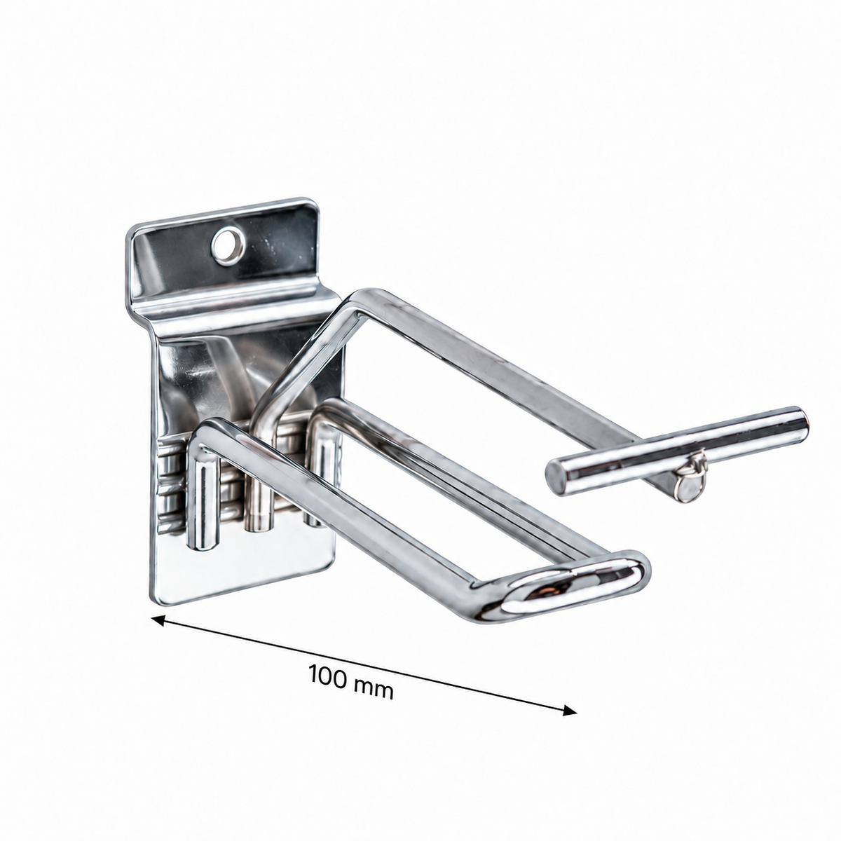 Slatwall Euro Hook with Price Tag Arm