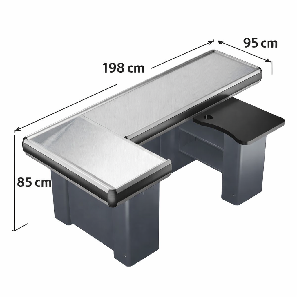 U Type Cash Desk Counter — view 1