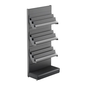 3 Tier Magazine Display Shelves