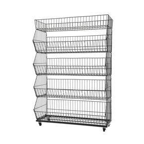 5-Tiers-Wire-Stacking-Display-Rack-for-Retail