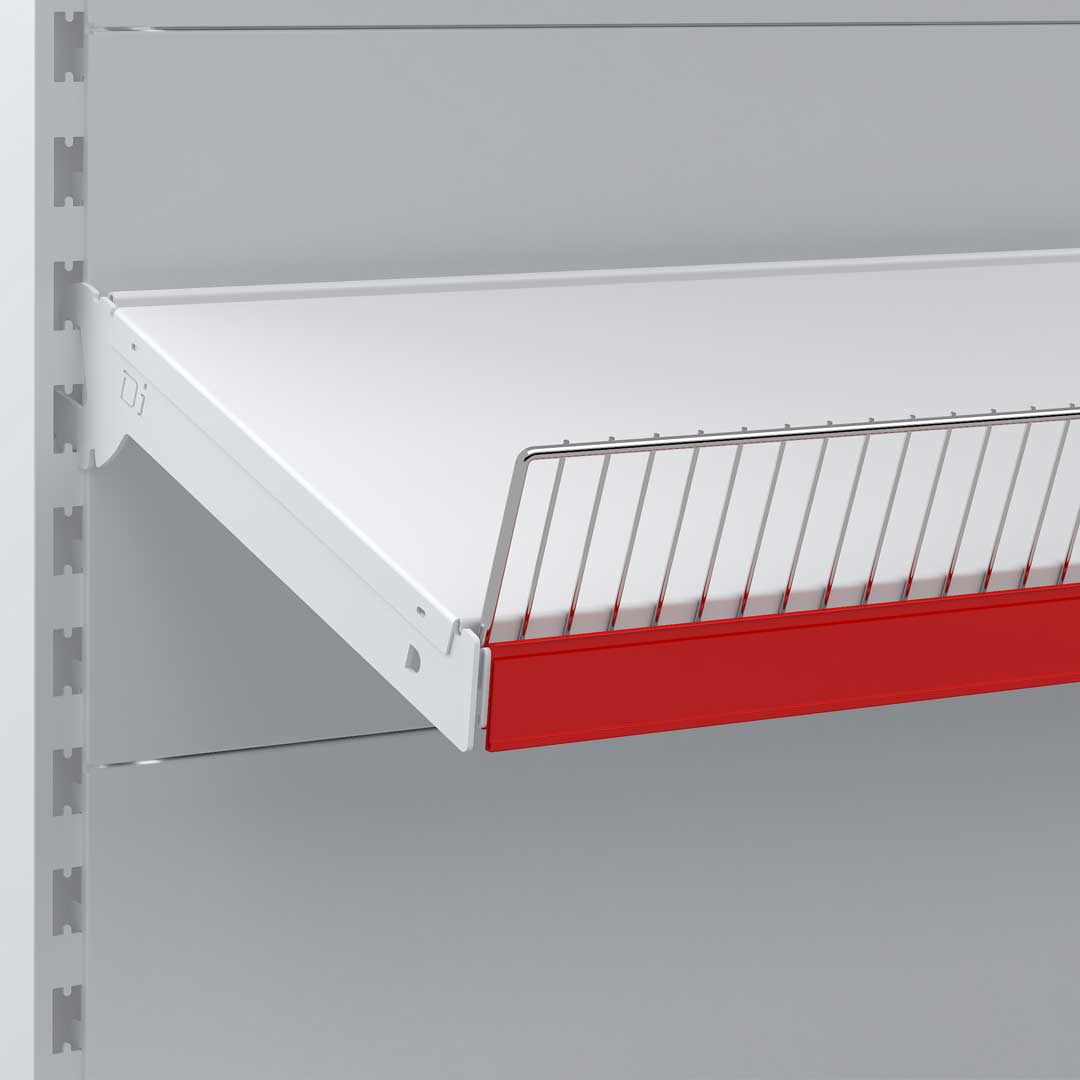 Shelf Rier Chrome Shelf Riser | Metal Shelf Riser for Retail Shelving | Dynamic ...
