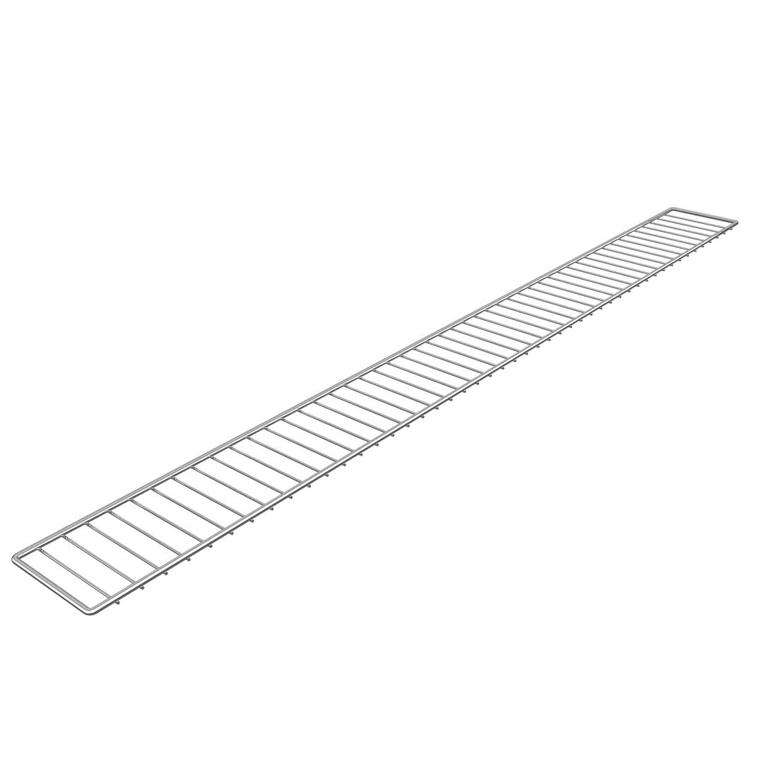 Chrome shelf riser metal shelf riser for retail shelving
