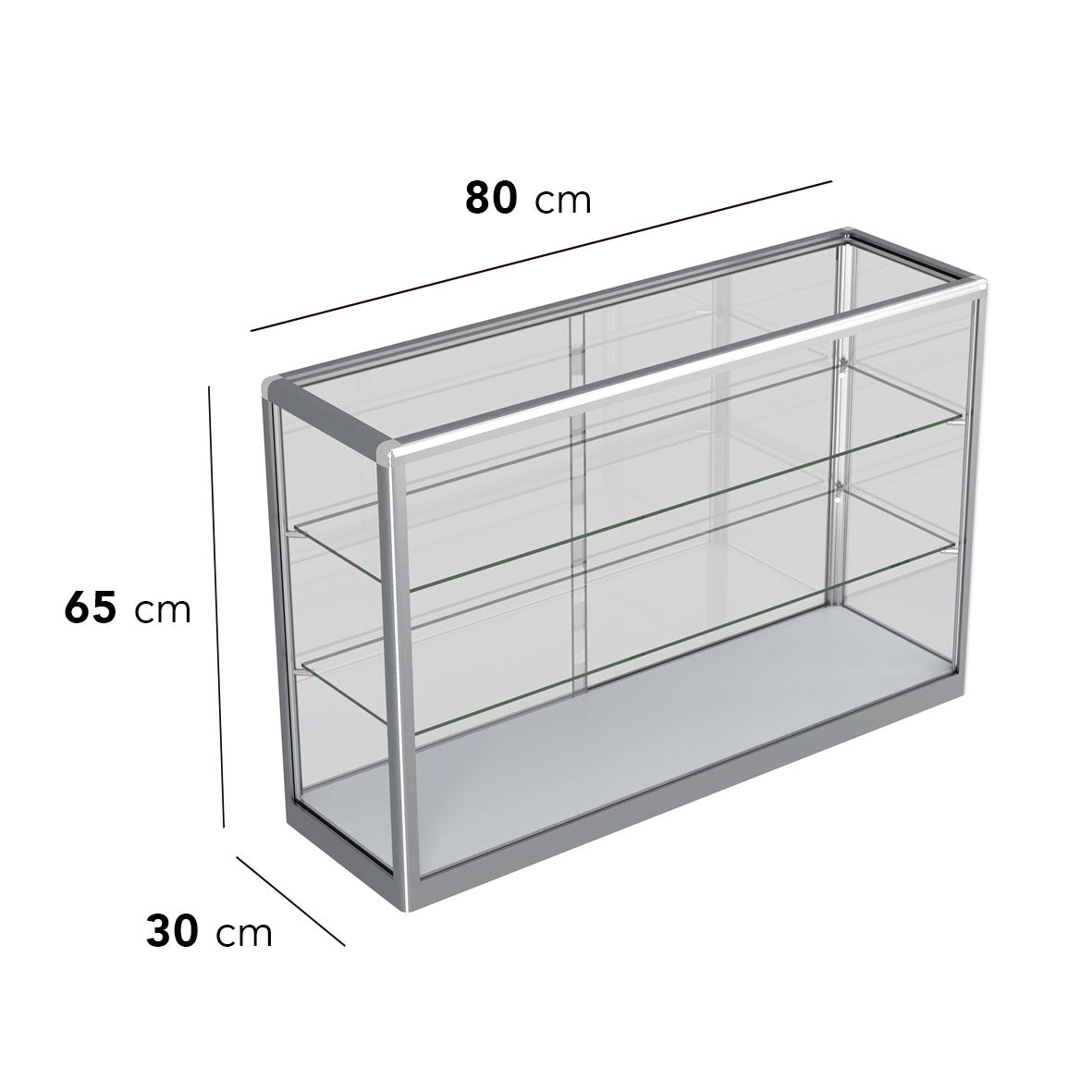 Counter Top Vape Display Case - White (80 cm)