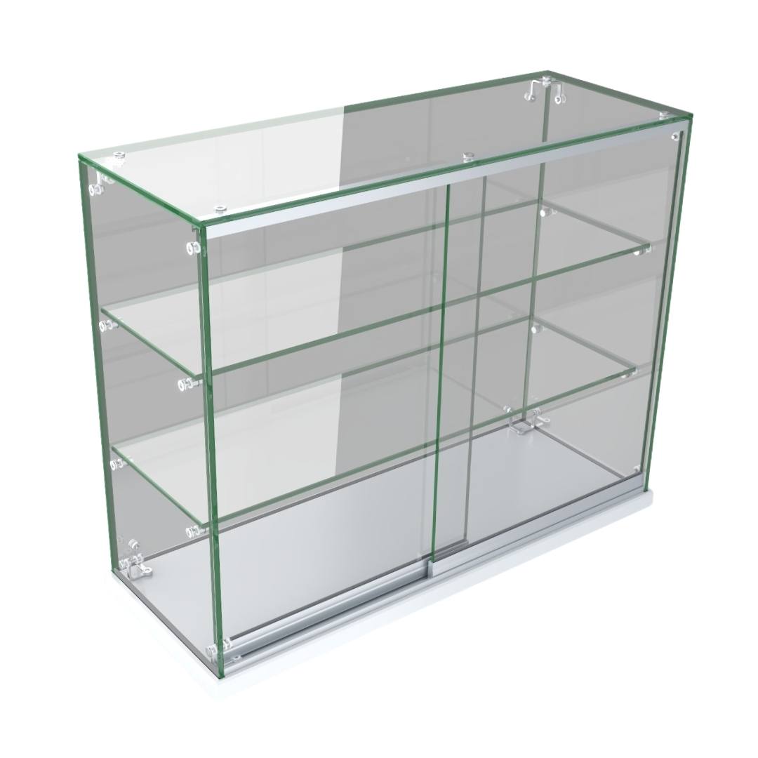 Counter Top Vape Display Full Glass Dimensions