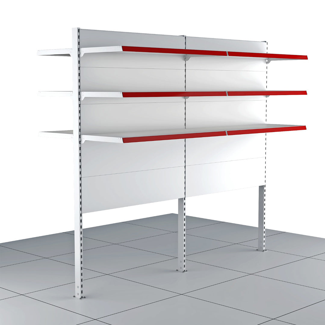 Gondola Over Freezer Shelving Unit 195 (3 Shelves) — view 3