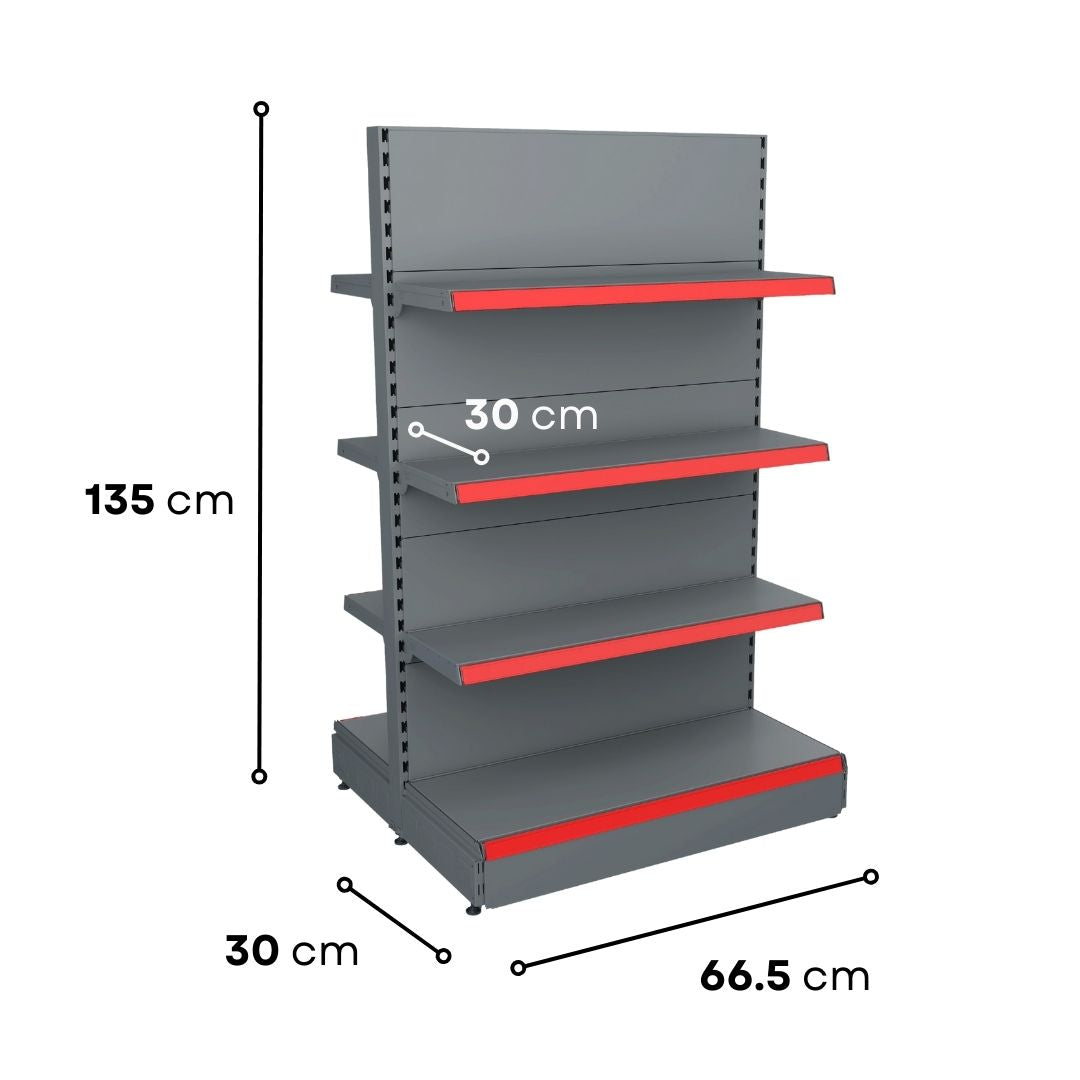 Gondola-Unit-B300-1350-300-3×300-665-grey