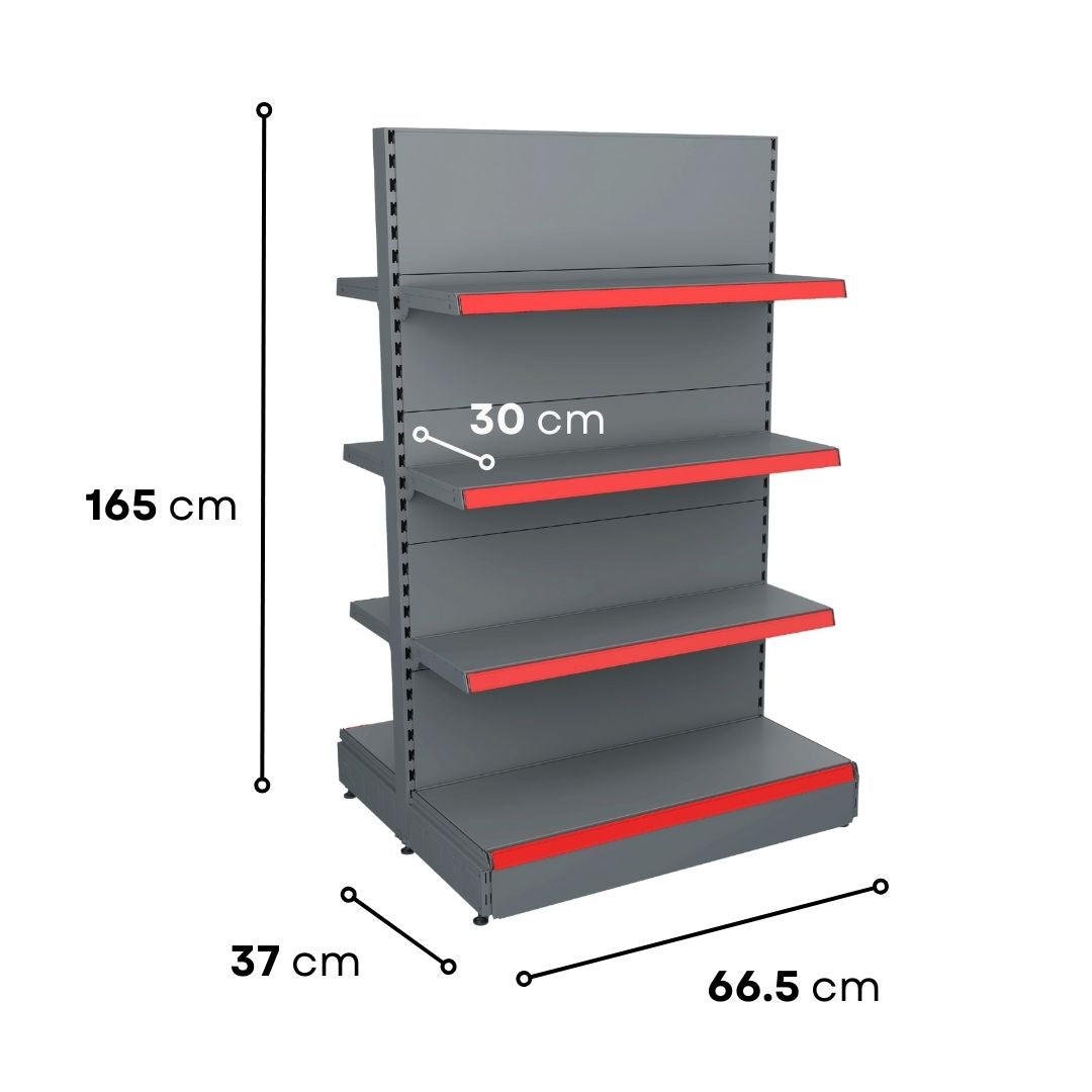 Gondola-Unit-B370-1650-370-3×300-665-grey