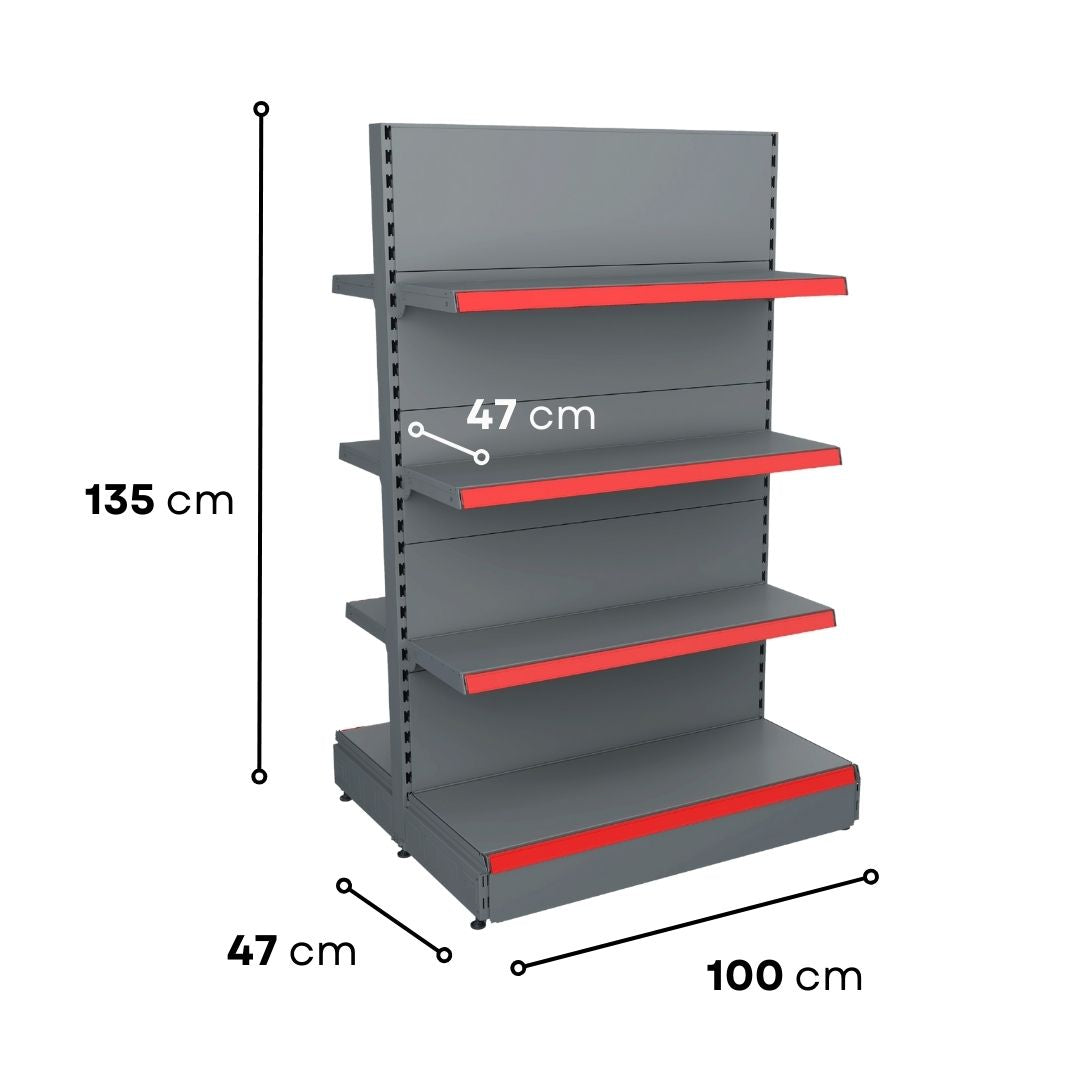 Gondola-Unit-B470-1350-470-3×470-1000-grey