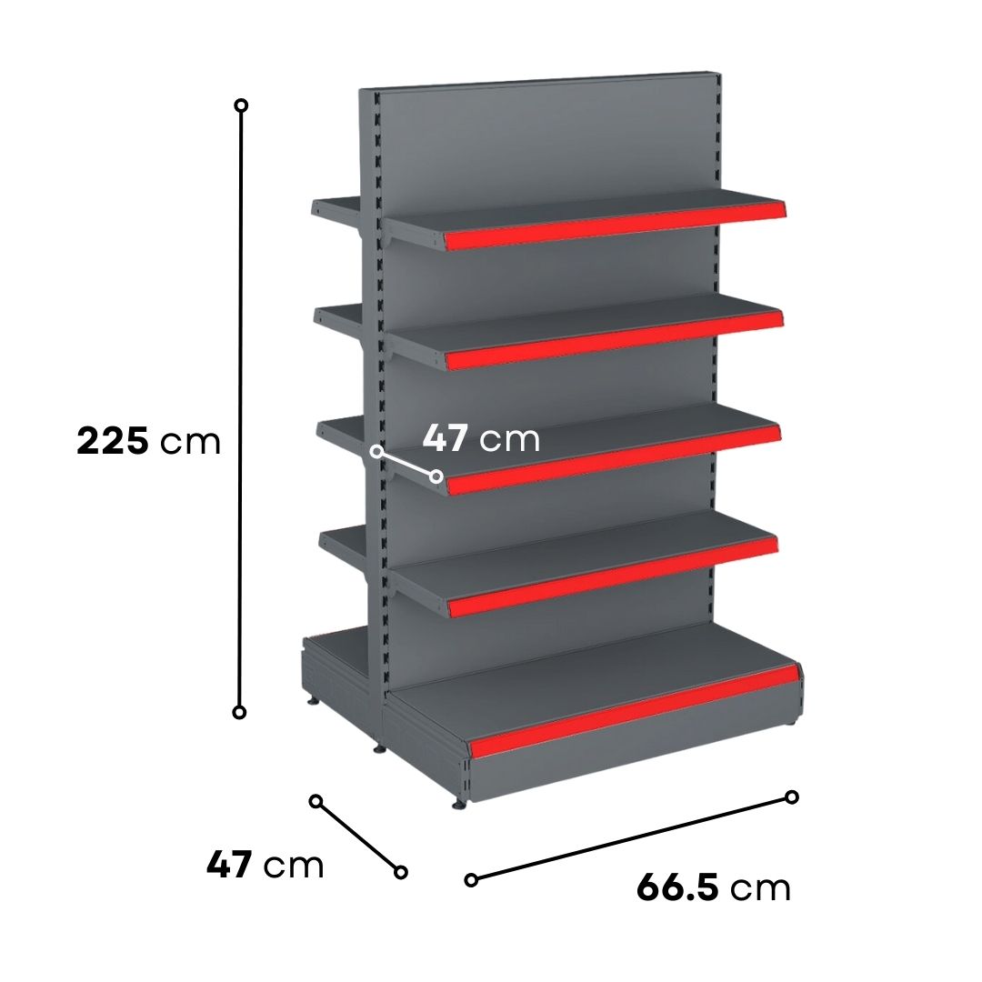 Gondola Unit B470 2250 470 4×470 665 grey