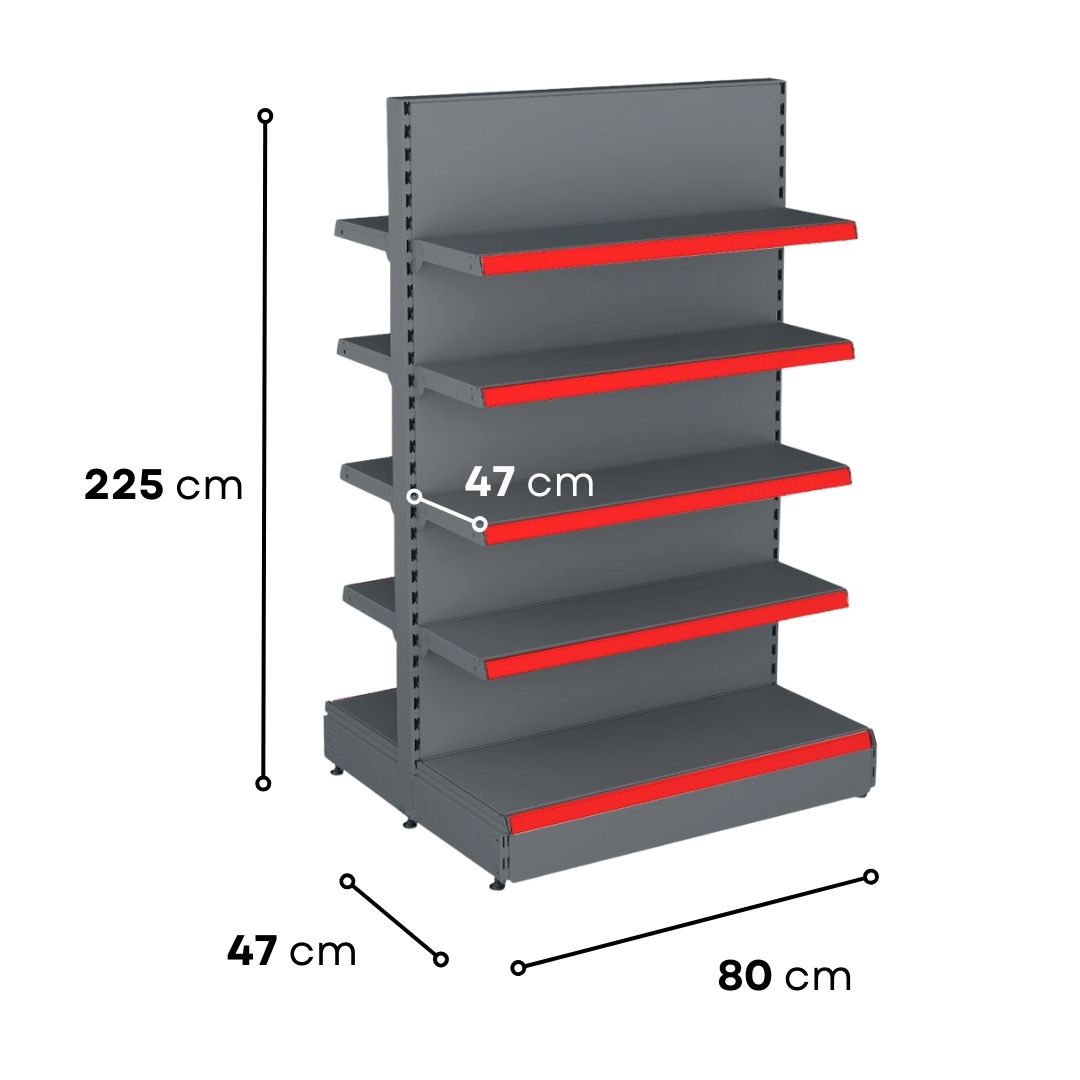 Gondola-Unit-B470-2250-470-4×470-800-grey