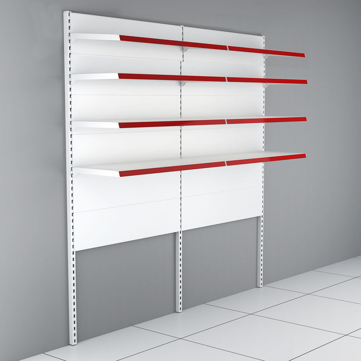 Over Wall Freezer Shelving Unit 2250 (4 Shelves) — view 3