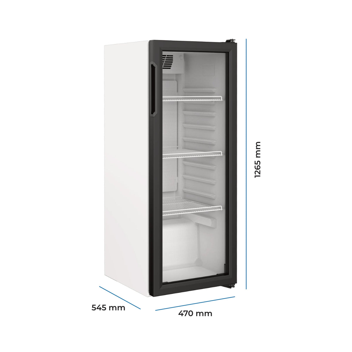 Frigola SDS 180 DC1 YF 177L Single Door Commercial Display Cooler — view 3