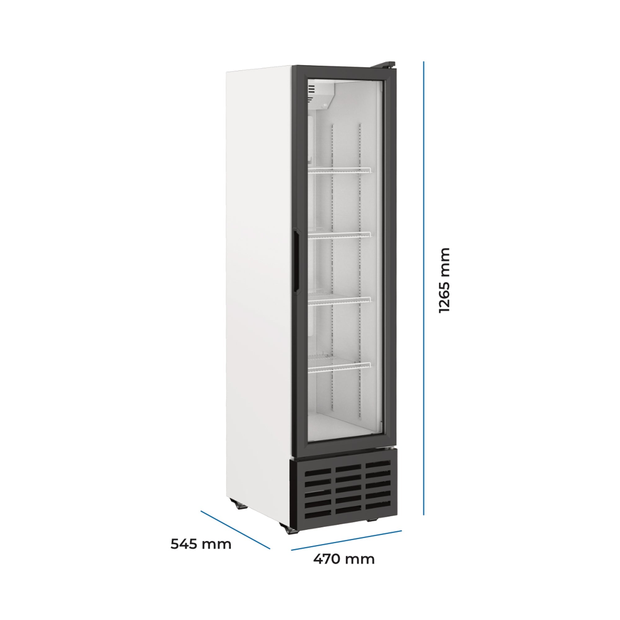 Frigola SDS 265 DC1 YF 250L Single Door Commercial Display Cooler — view 3