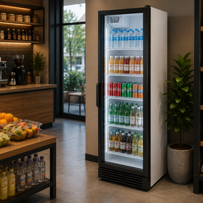 Frigola SDS 385 DC1 CF 352L Single Door Commercial Display Cooler with Illuminated Canopy — view 2