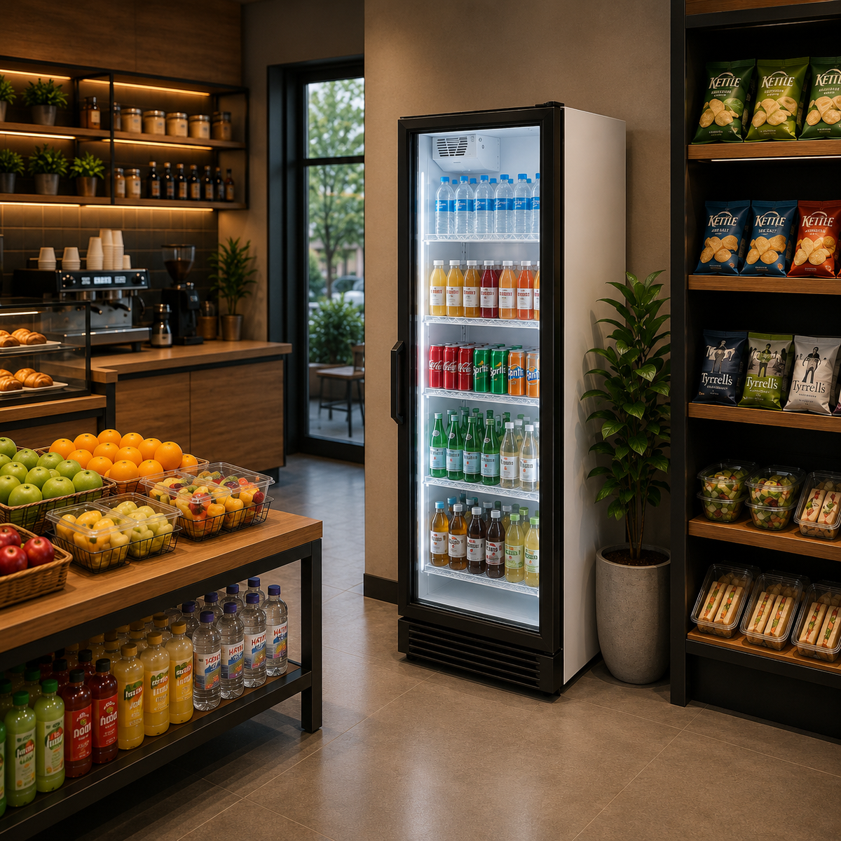 Frigola SDS 385 DC1 YF 352L Single Door Commercial Display Cooler — view 2