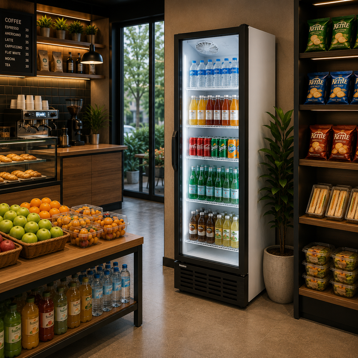 Frigola SDS 510 DC1 YF 526L Single Door Commercial Display Cooler — view 2