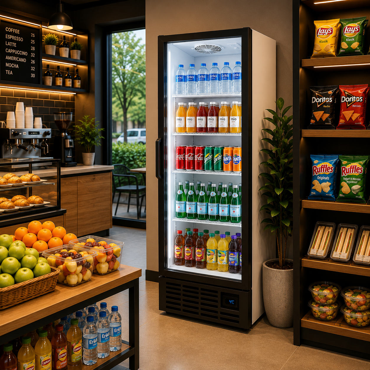 Frigola SDS 710 DC1 YF 657L Single Door Commercial Display Cooler — view 2