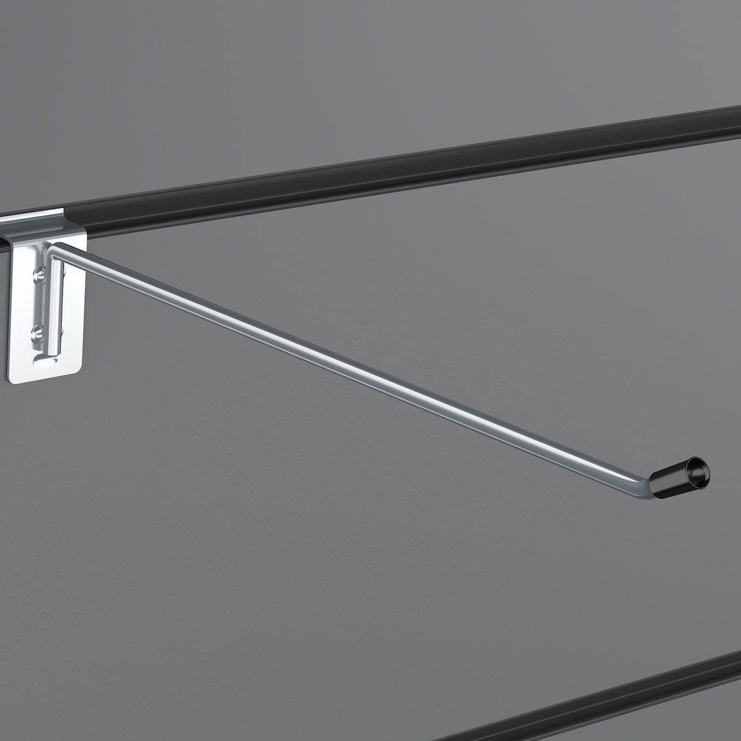 Slatwall Hooks Accessory Single Prong Shop Display 10" 25 cm — Dynamic Shelf