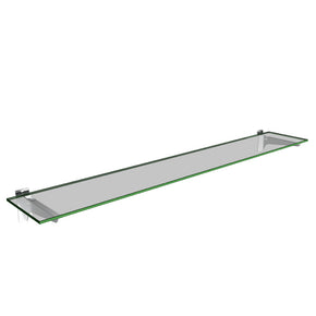 Slatwall Glass Shelf with Brackets (1200x200)