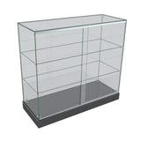 Glass Display Cabinet for Mobile and Retail Shop - Black (100 cm)
