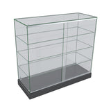 Glass Display Cabinet for Mobile and Retail Shop - Black (120 cm)