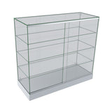 Glass Display Cabinet for Mobile and Retail Shop - White (120 cm)