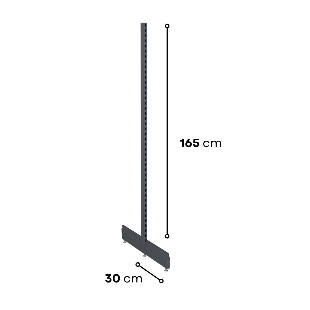 gondola-unit-end-leg-grey-165-30