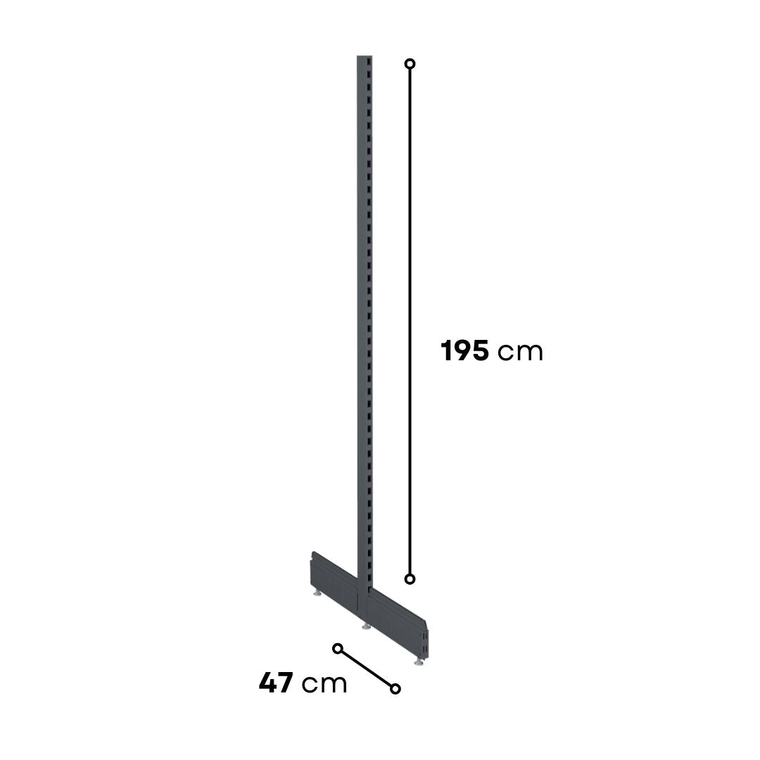 gondola-unit-end-leg-grey-195-47