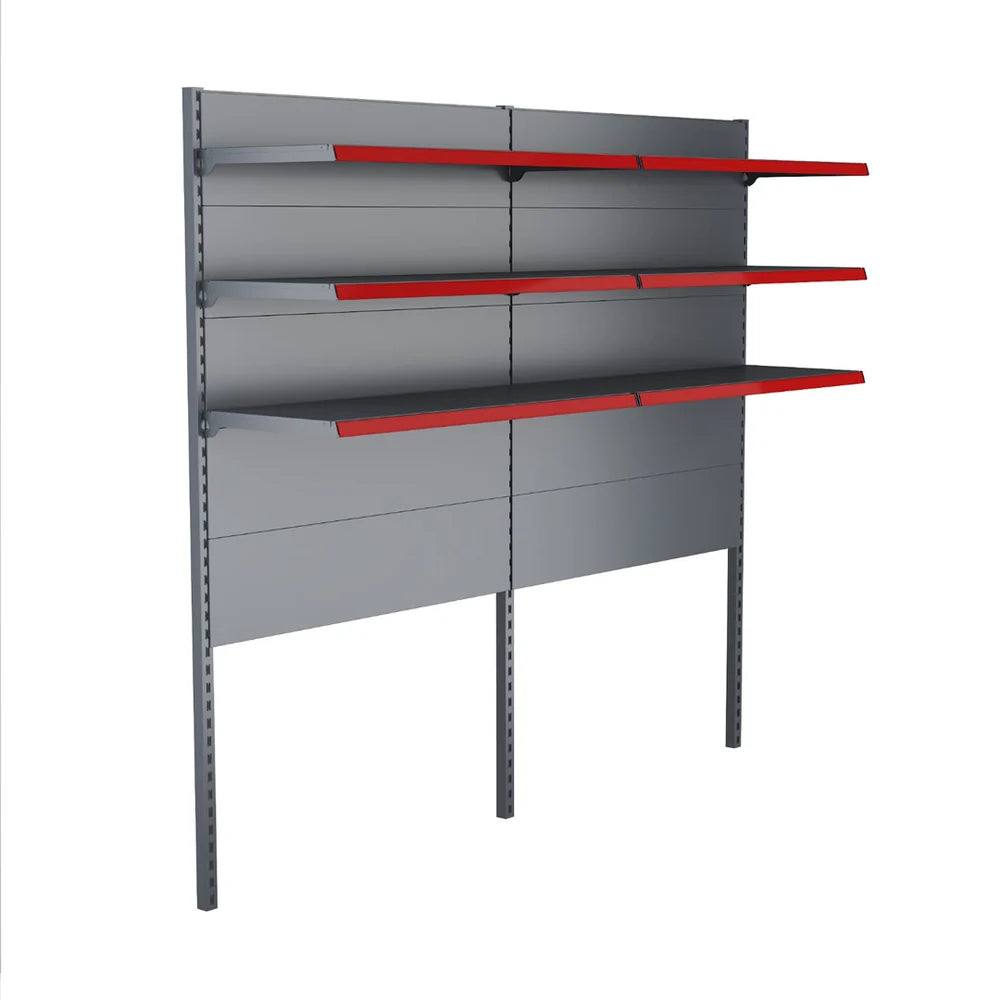 2.4m Over-Freezer Wall Shelving – 300mm Shelves - view 7
