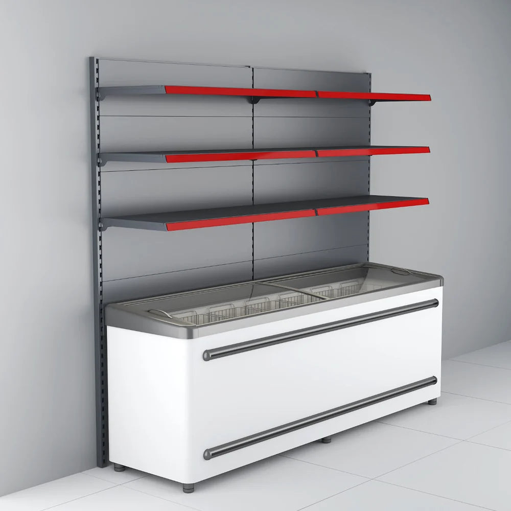 2.4m Over-Freezer Wall Shelving – 300mm Shelves - view 3
