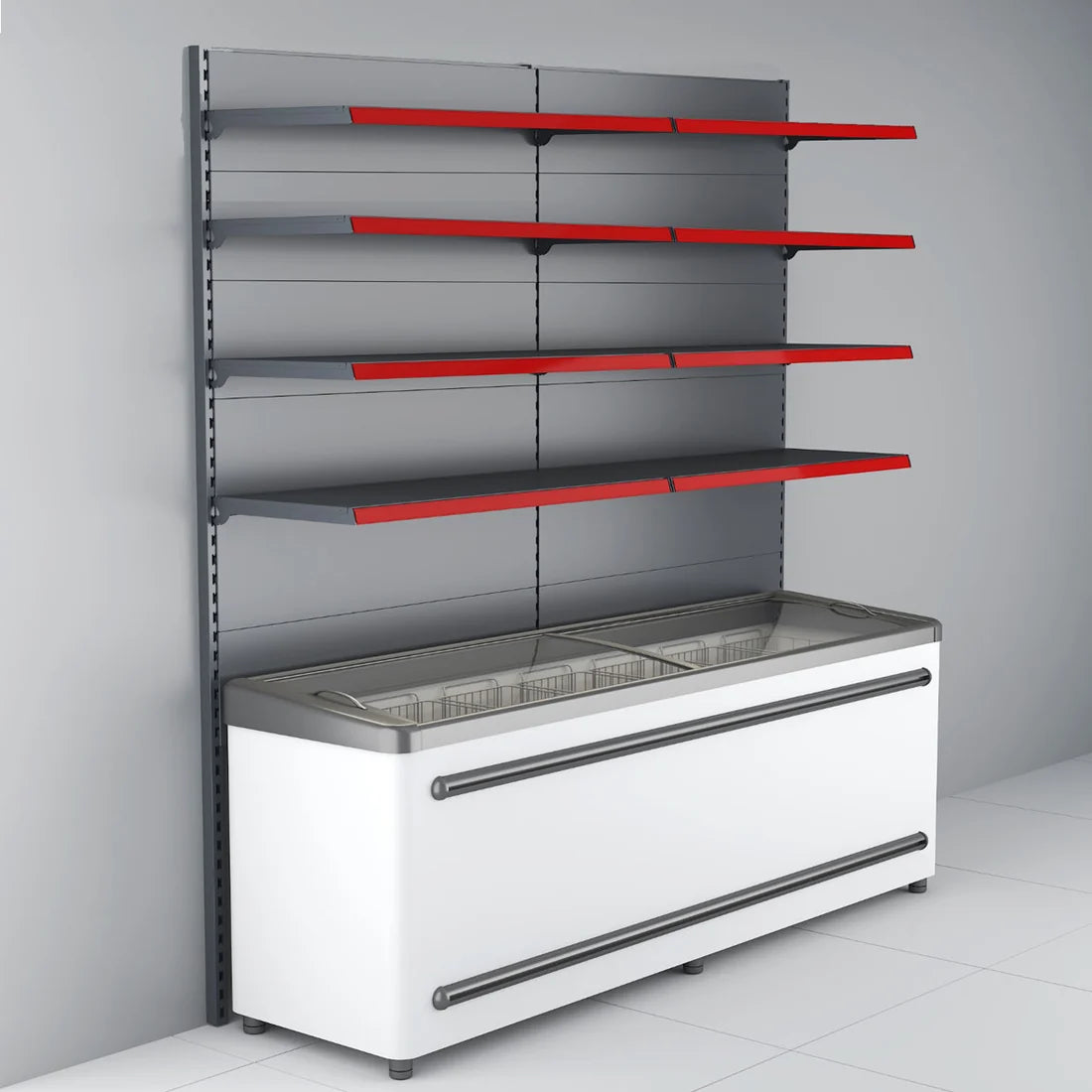 1.8m Over-Freezer Wall Shelving – 370mm Shelves
