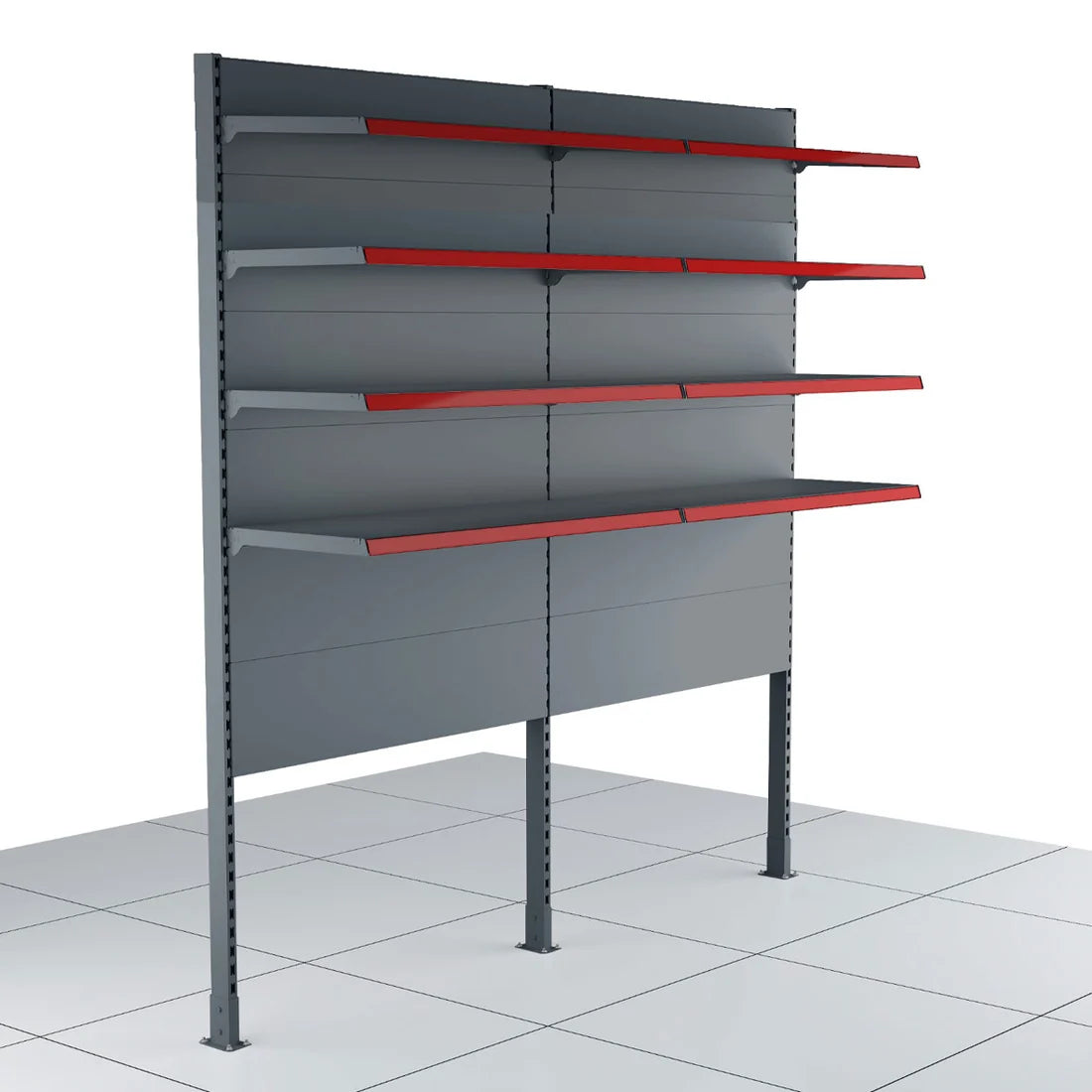 1.8m Over-Freezer Wall Shelving – 300mm Shelves - view 7