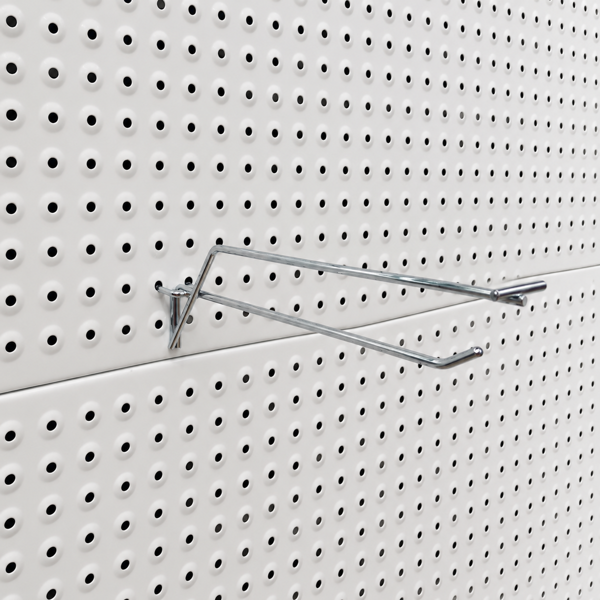Pegboard Single Hook with Price Tag Arm