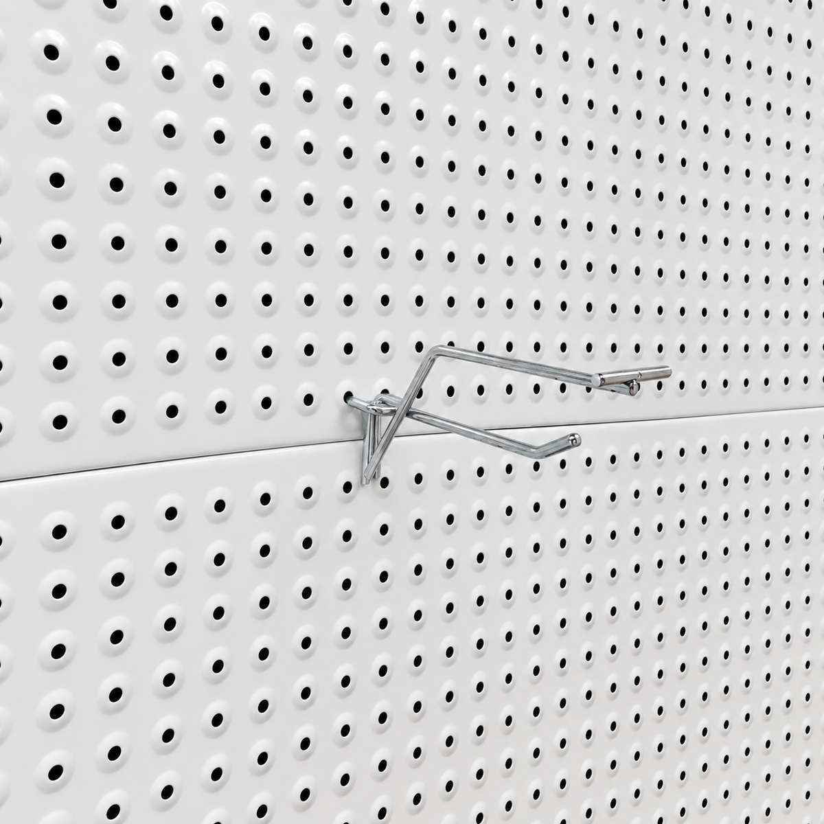 Pegboard Single Hook with Price Tag Arm