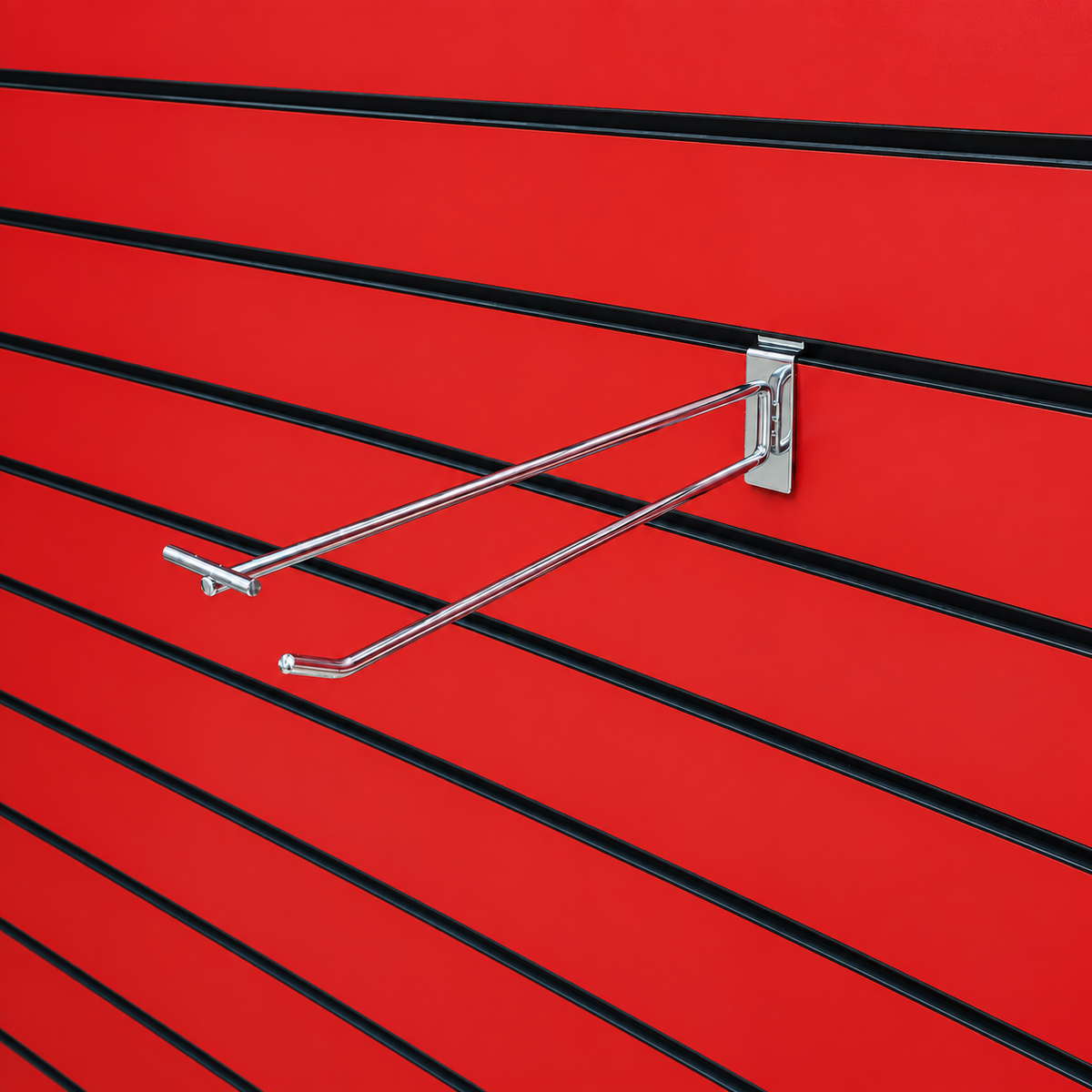 Slatwall Single Hook with Price Tag Arm