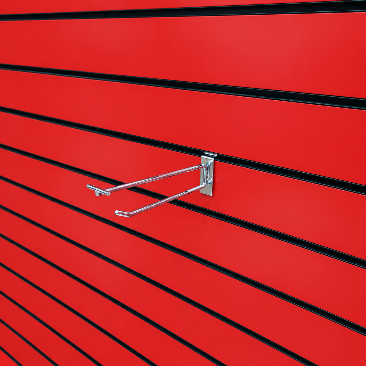 Slatwall Single Hook with Price Tag Arm