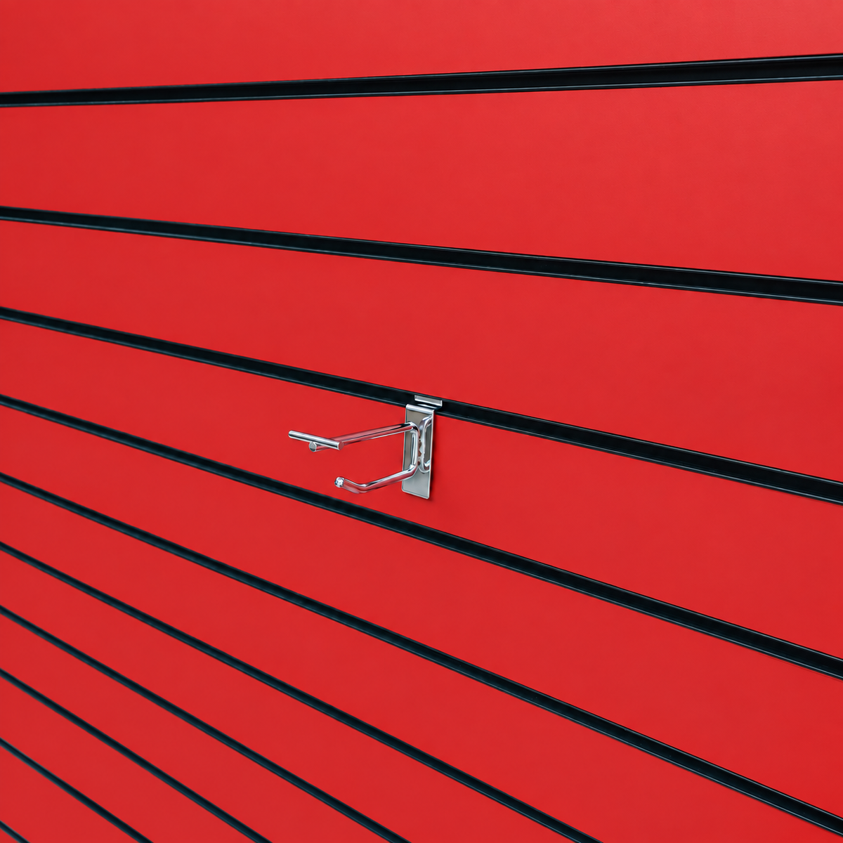 Slatwall Single Hook with Price Tag Arm